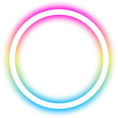 rainbow gradient circle